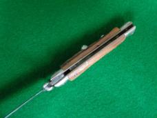 c.1960's STAG handle Folding Guard Switchblade Italy Inox PATENT