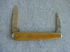 Extremely RARE, ULSTER, HOLYOKE BELTING CO., Dark Waterfall Handles Pocket Knife