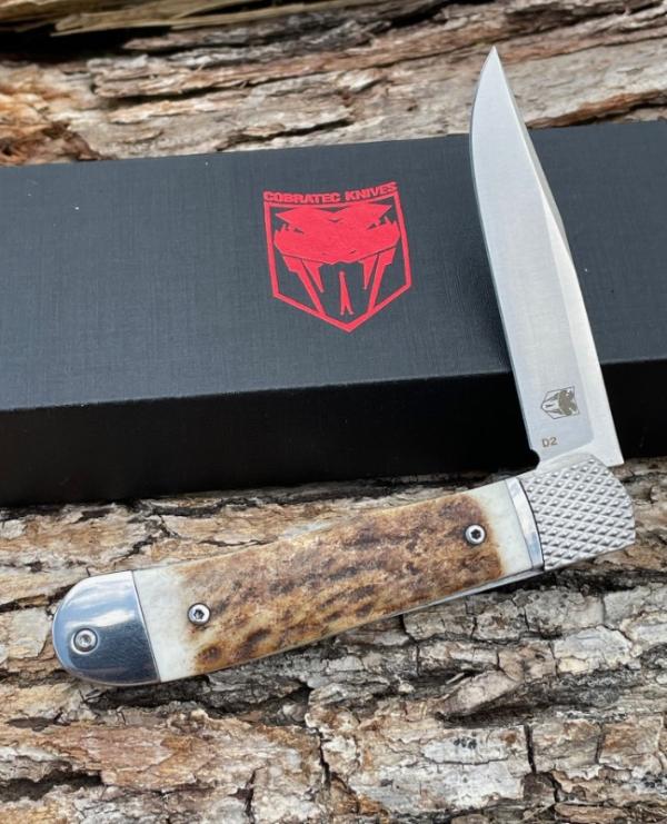 COBRATEC k STAG TRAPPER HIDDEN RELEASE D2 STEEL