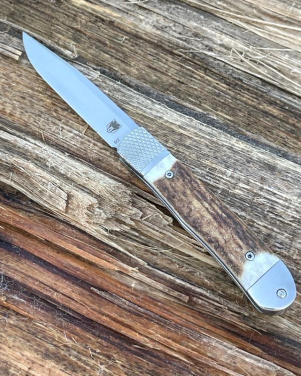 COBRATEC o STAG TRAPPER HIDDEN RELEASE D2 STEEL COBRATEC o STAG TRAPPER HIDDEN RELEASE D2 STEEL