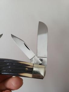  Queen Steel #32 USA Congress Knife, Imitation Winterbottom Bone, Q76