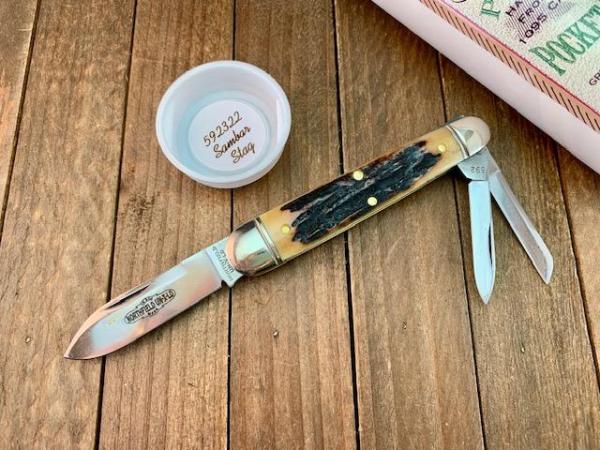 Great Eastern Cutlery Northfield Shaffer Farm Whittler #59 Sambar Stag 2022 Great Eastern Cutlery Northfield Shaffer Farm Whittler #59 Sambar Stag 2022