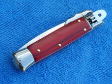 *SALE* 8" Swinguard Leverlock Stiletto body switchblade knife rosewood Handles