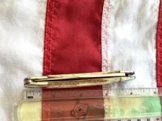Vintage Parker Single Blade Lock Back Knife w/ Great Appaloosa Bone Handles - NOS & M/NM