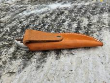 2023 Handmade Anza Tanto Sheath Knife - Fat Elk Stag - Discontinued!