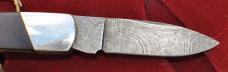 Bear MGC Presentation Set 3" Lock Back Damascus And Brass Medallion Mint Sharp Jacksonville AL 