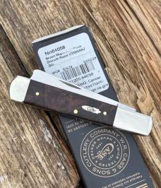 CASE XX ** 2024 BROWN MAPLE BURL WOOD RAZOR