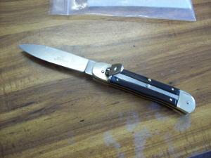 Hubertus Knife Large Size 11 From the Old Ritter Factory Rare Buffalo Horn UNUSED BEAUTY!