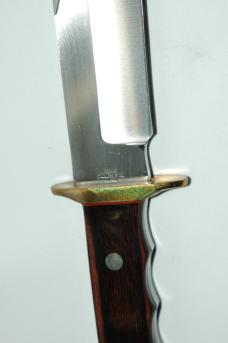 Vintage Rigid Fixed Blade Bowie with Sheath - Mint