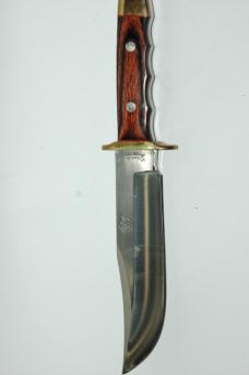 Vintage Rigid Fixed Blade Bowie with Sheath - Mint