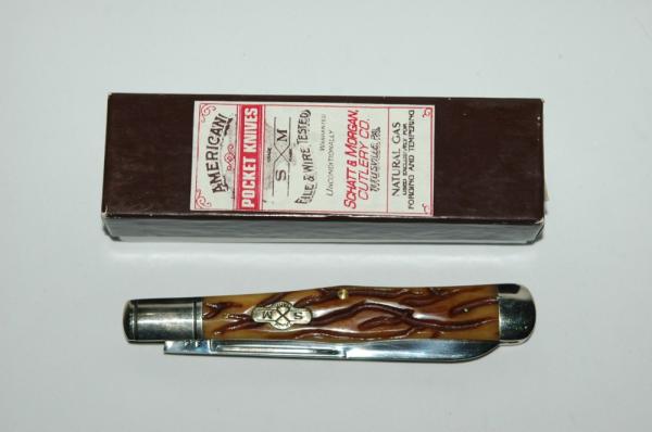 Schatt and Morgan Worm Groove Large Coke Bottle Folder NIB Schatt and Morgan Worm Groove Large Coke Bottle Folder NIB
