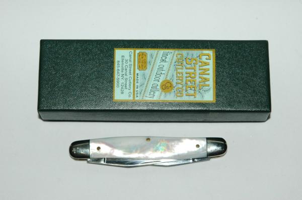 Rare Canal Cutlery Folder New In Box Engraved Signature and Box Signed
