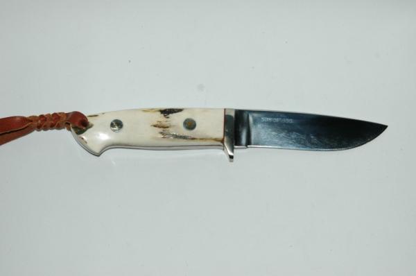 Rigid Fixed Blade Limited Edition Stag with Sheath Like New Rigid Fixed Blade Limited Edition Stag with Sheath Like New