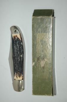 Vintage Mint Ka Bar Two Blade Stag Folder 1184 with Box