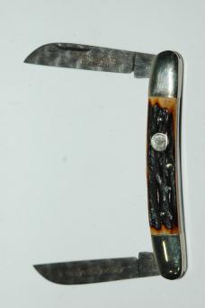 Weidmannsheil Sporting Knife Congress Stag Damascus NIB #2