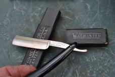 Geo. Wostenholm & Son Pipe Razor Black Mint Sheffiend England Post 1890 Box Intact 