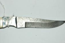 Parker Edwards Damascus Fixed Blade with Sheath