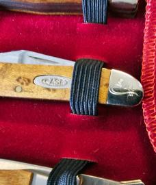 Case XX 1989 Curly Maple Wood 12 Knife CENTENNIAL SET #488/750 Mint In Original Collectible Case