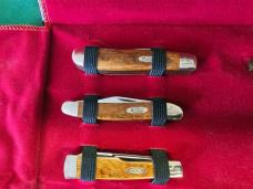 Case XX 1989 Curly Maple Wood 12 Knife CENTENNIAL SET #488/750 Mint In Original Collectible Case