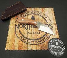 Northwoods Fall Creek Fixed Blade Natural Canvas Micarta Great Eastern Cutlery