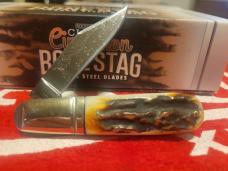 ROUGH RYDER CINNAMON BONE STAG BARLOW RR2429
