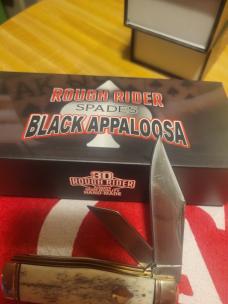 ROUGH RYDER BLACK APPALOOSA COKE BOTTLE RR2485