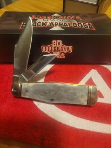 ROUGH RYDER BLACK APPALOOSA COKE BOTTLE RR2485