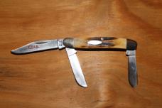 Case XX Stainless USA 2 Dot 1978 Stag Red Etch Knives / Set of 3