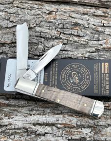 CASE XX ** 2024 SMOOTH NATURAL CURLY MAPLE WOOD RAZOR FLUTED BOLSTERS