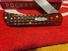 CASE XX POCKET WORN SODBUSTER JR  OLD RED BONE