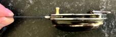 Joes Custom Shop Belt Buckle Knife With Beautiful Horn Handle and File Work