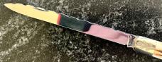 Beautiful Graham Clayton Digby's Kelham Island Large Stag Folding Knife, Sheffield England 
