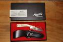 Schrade Scrimshaw Fixed Blade Knife #501 / Deer Head
