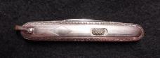 2 7/8" Flylock Salesmens Sample markings and bail.