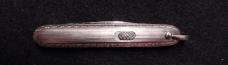 2 7/8" Flylock Salesmens Sample markings and bail.