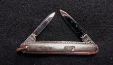 2 7/8" Flylock Salesmens Sample markings and bail.