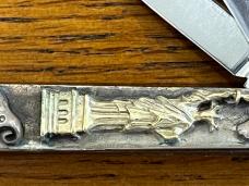 Shaw-Leibowitz Ltd Ed Sterling Silver American Independence Doctor's Knife -- RARE!!