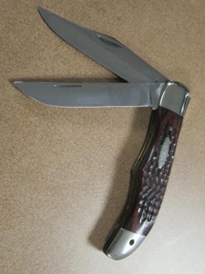 Case XX 1973 Wood Handle Folding Hunter Pattern # 6265 SAB