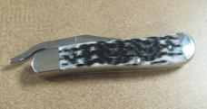 Case XX 2003 Black Bone Russlock Pattern # 61953 L SS