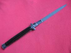 Vintage 13" Horn Rostfrei MOLLETTA Stiletto Switchblade Knife.