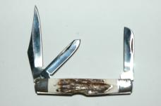 Gerber Three Blade Stag Stockman New in Box Vintage