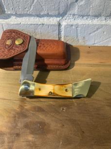 Case xx Stag Changer w/ all blades and leather sheath