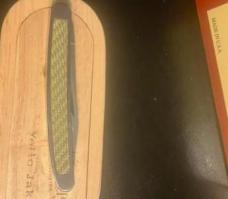 CAMILLUS MUSKRAT IN FANCY WOOD BOX IN OLD CARDBOARD BOX