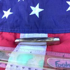 Queen *Dan Burke* 2007 STOCKMAN MDL#26 Pocket Knife w Beautiful Winterbottom Bone Handles