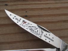 Bulldog Brand Three Blade Stag Dogleg Trapper 