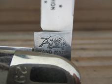 Bulldog Brand Three Blade Stag Dogleg Trapper 