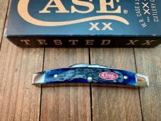 Case Small Congress Recent Vault Release Navy Blue Rogers Jigged Bone 2023