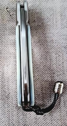 Vincenzo Balistreri Native Lever Taillock.. Mother of Pearl..fluted ..4" closed..AEB-L..coa..slip