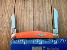 Case Small Congress 2 Blade Recent Vault Release Orange Smooth Synthetic 2023