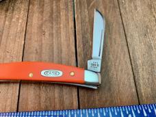 Case Small Congress 2 Blade Recent Vault Release Orange Smooth Synthetic 2023